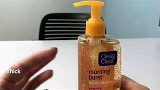 ✅ How To Use Clean and Clear Morning Burst Facial Cleanser Review [upl. by Bigler]