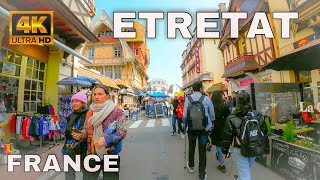 🇫🇷Walking in Etretat Town CenterNormandy France 4K 2022 [upl. by Lenrow653]