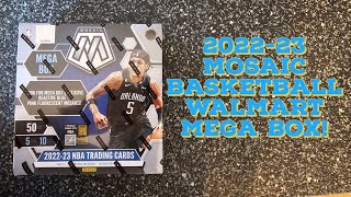 2 202223 MOSAIC BASKETBALL WALMART MEGA BOXES FIRST LOOK [upl. by Demeter]