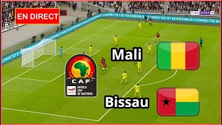 Mali vs Guinée Bissau en direct Éliminatoires Coupe dAfrique Simulation de football Gameplay PC [upl. by Yatnoed]