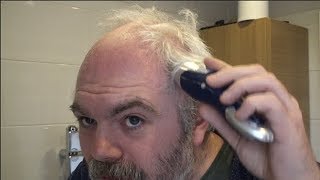 Panasonic ERGB40 head shave test and review [upl. by Magree]