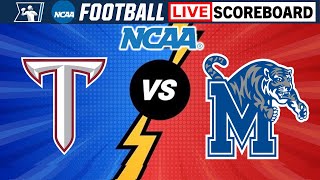 Troy Trojans vs Memphis Tigers  NCAA Football Live Scoreboard [upl. by Faline]