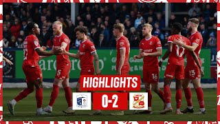 Match Highlights Barrow vs Swindon Town [upl. by Adniroc]