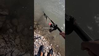 I found a brand new fishing combo in the RIVER👀 fishing shorts [upl. by Lashonde]