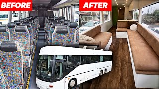 🌟BUS CONVERSION FULL BUILD 🚌 2 years start to finish 🔨 DIY for family [upl. by Amapuna]