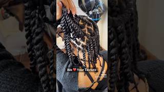 Two strand twist blow dried natural hair before after [upl. by Antonin]