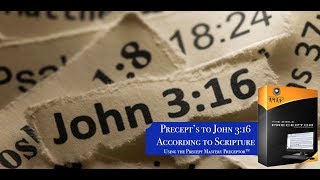 Precepts To John 316 Using The Precept Mastery Preceptor™ [upl. by Camilia]