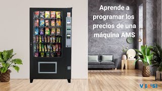 Aprende a cambiar los precios de una Máquina Expendedora AMS [upl. by Naujet]