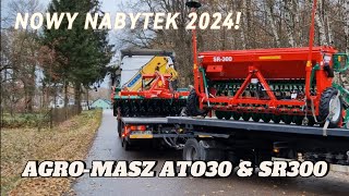 Nowy nabytek 2024 Załadunek i transport zestawu uprawowosiewnego AGROMASZ ATO30ampSR300 ROLMECH [upl. by Eillil]