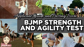 BJMP STRENGTH AND AGILITY TEST SAT  Agility Test for Male and Female JO1 applicantPASSING SCORE [upl. by Trebled824]