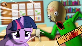 📏 if MLP Ponies MEET Baldi 📏 Ai Animation [upl. by Erland]