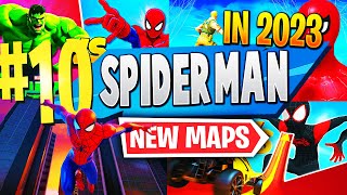 TOP 10 NEW SPIDER MAN Creative Maps 2023  Fortnite Spiderman Map CODES 2023 [upl. by Klein985]