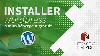 Installer Wordpress dans un hébergeur gratuit [upl. by Aynnat]