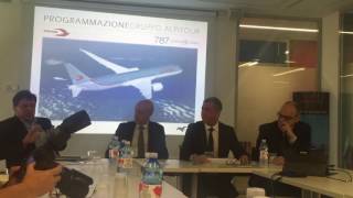 Neos  Carlo Stradiotti  CEO  illustra alla stampa trade il nuovo B7879 Dreamliner [upl. by Wrennie]