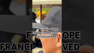 POPE FRANCIS is in Singapore shortvideo popefrancis religion catholic [upl. by Kathrine]