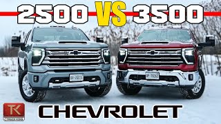 2500 vs 3500 Trucks  Whats Really the Difference We Compare Two Chevy Silverado HDs to Find Out [upl. by Ilek321]