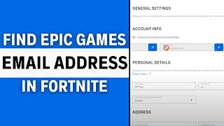 How To Find Epic Games Email Address in Fortnite on Xbox EASY [upl. by Lorie432]