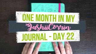 One Month in My Bullet Journal  November 2018  Day 22 [upl. by Levesque]