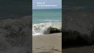 Khao Lak Welle am Briza Beach Resort thailand travel beach nature waves ocean water [upl. by Apicella386]