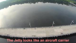 Singapore Drone Fishing 2nd attempt at Woodlands Waterfront Jetty [upl. by Hagen106]