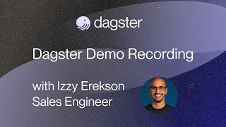 Dagster Demo Recording [upl. by Hamer]