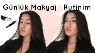 GÜNLÜK MAKYAJ RUTİNİM  2016 [upl. by Georgiana]