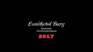 Landhotel Burg im Spreewald Zimmer Rundgang 2017 [upl. by Narok]