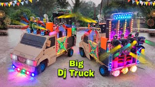 Mini Dj Truck Loading AtNew Home big dj set up Mini Dj kese banaye Dj toy dj box and light dj gadi [upl. by Koval]