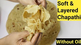 மிருதுவான சப்பாத்தி செய்வது எப்படி How to make Soft Chapati in Tamil  Soft Chapati Recipe in Tamil [upl. by Yllehs]