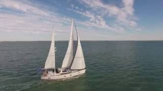 AMEL 55 SAILING ON LA ROCHELLE BAY [upl. by Lacim207]