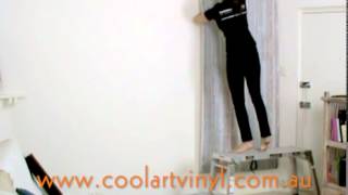 Door Wallpaper Step by Step Installation Instructions [upl. by Nikolia602]