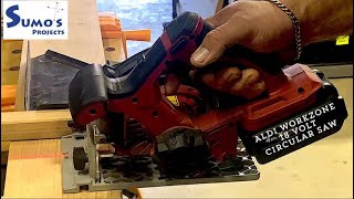 Aldi Workzone Circular Saw review [upl. by Petula]