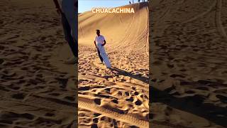 Adrenaline on the sand Sandboarding in magical Huacachina [upl. by Elrae]