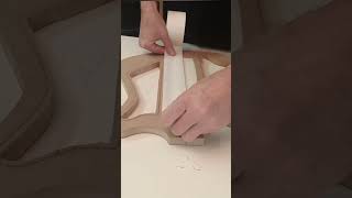 Full building guitar tutorial shorts diy woodworking [upl. by Cristen]