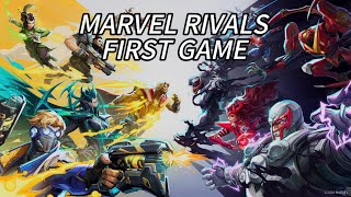 Marvel Rivals First Game [upl. by Ellinnet652]