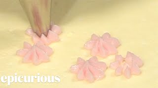 Cake Decorating 101 How to Make Star Flowers [upl. by Ayokal]