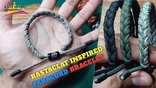 DIY  THREE STRAND FLAT BRAID PARACORD BRACELET TUTORIAL [upl. by Nawad]