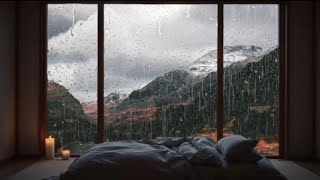 GOODBYE INSOMNIA❗1 Hour Of Heavy Rain amp Thunderstorm Sounds For Sleeping Rain Sounds For Sleeping [upl. by Atikat]