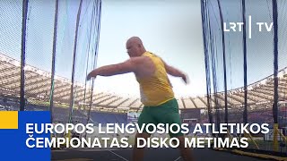 Europos lengvosios atletikos čempionatas Disko metimas  Žinios  20240607 [upl. by Ynez]