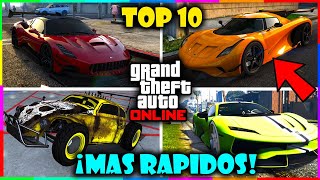 TOP 10 Los COCHES MAS RAPIDOS de GTA 5 Online 2024  Los AUTOS MAS RAPIDOS de GTA ONLINE [upl. by Ulysses]