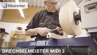 30 cm Schüssel drechseln auf einer MIDI 2 Tischdrechselbank [upl. by Wilt]