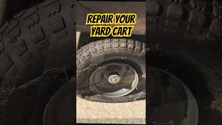 Replace Your Yard Cart Wheels Easily [upl. by Eelta]