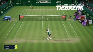 TIEBREAK  Rafael Nadal Vs Jannik Sinner I Halle Open PS5 [upl. by Breeze]