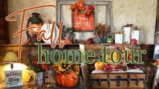 My Fall Farm Home Tour  Rustic Primitive Farmhouse [upl. by Eirena]