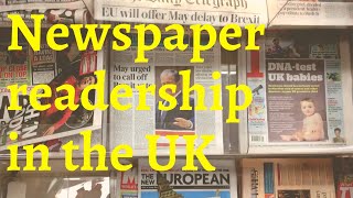 Newspaper Readership in the UK [upl. by Drabeck]