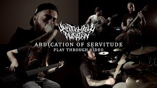 Unfathomable Ruination  Abdication of Servitude Official Video [upl. by Salvadore]