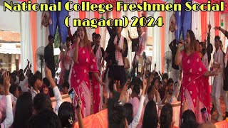 National College Freshmen Social Nagaon  Enjoy 🥰🔥 [upl. by Purity]