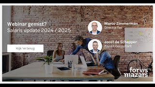 Webinar Salaris update 2024  2025 [upl. by Ayocat]