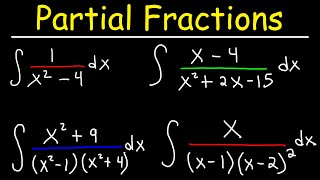 Integration By Partial Fractions [upl. by Witkin]