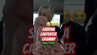 Sabrina Carpenters Heartwarming Grammy Reaction 😍 [upl. by Nnylg627]